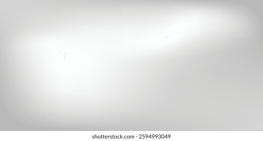 Silver foil background with metal mirror texture. Chrome gradient surface with light gloss simple abstract 