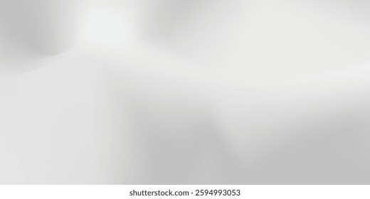 Silver foil background with metal mirror texture. Chrome gradient surface with light gloss simple abstract 
