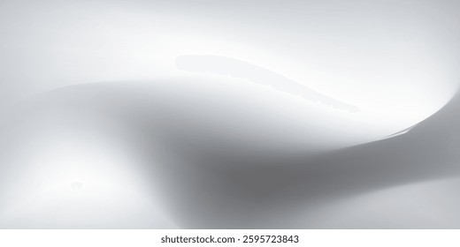 Silver foil background with metal mirror texture. Chrome gradient surface with light gloss. Vector aluminum grey sheet with reflection