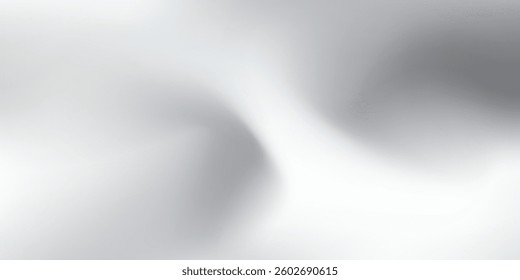 Silver foil background with metal mirror texture. Chrome gradient surface with light gloss. Vector aluminum grey sheet with reflection. Vector EPS 10