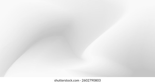 Silver foil background with metal mirror texture. Chrome gradient surface with light gloss simple abstract  modern gradient