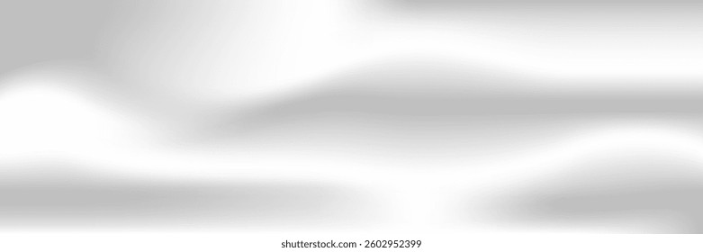 Silver foil background with metal mirror texture. Chrome gradient surface with light gloss simple abstract