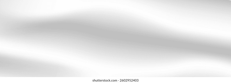 Silver foil background with metal mirror texture. Chrome gradient surface with light gloss simple abstract