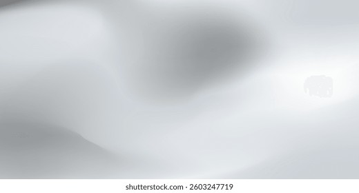 Silver foil background with metal mirror texture. Chrome gradient surface with light gloss. Vector aluminum grey sheet with reflection. Platinum and titanium modern