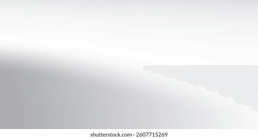 Silver foil background with metal mirror texture. Chrome gradient surface with light gloss illustration
