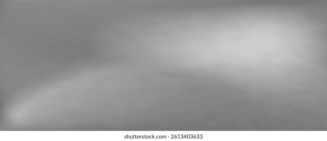 Silver foil background with metal mirror texture. Chrome gradient surface with light gloss simple abstract eps 10