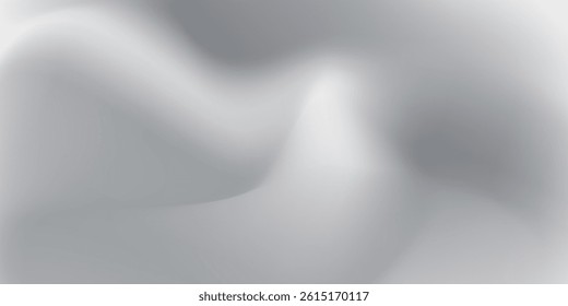 Silver foil background with metal mirror texture. Chrome gradient surface with light gloss. Vector aluminum grey sheet with reflection. Platinum and titanium modern