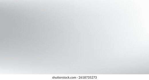 Silver foil background with metal mirror texture. Chrome gradient surface with light gloss illustration