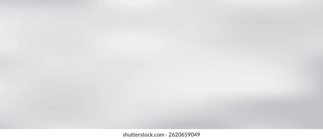Silver foil background with metal mirror texture. Chrome gradient surface with light gloss simple abstract