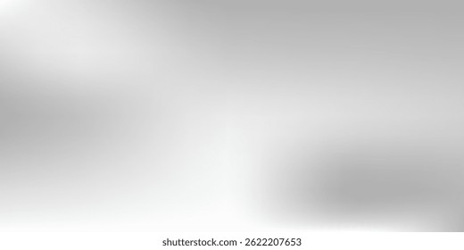 Fundo de folha de prata com textura de espelho de metal. Superfície gradiente de cromo com brilho de luz simples abstrato