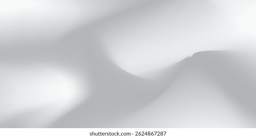 Silver foil background with metal mirror texture. Chrome gradient surface with light gloss. Vector aluminum grey sheet with reflection. Platinum and titanium art