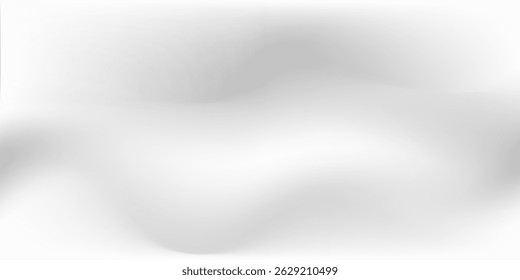 Silver foil background with metal mirror texture. Chrome gradient surface with light gloss simple abstract vector eps10