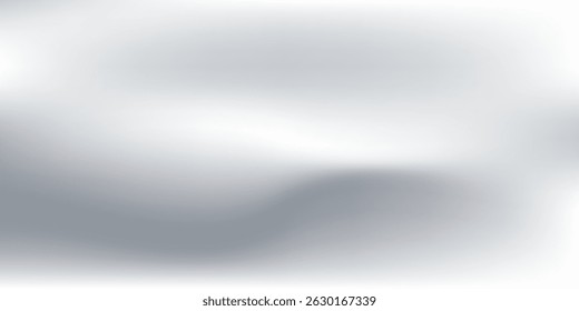Fondo de papel de plata con textura de espejo de metal. Superficie degradada cromada con brillo claro. Chapa gris de aluminio Vector con reflexión. Bolsa de frío abstracta de platino y titanio