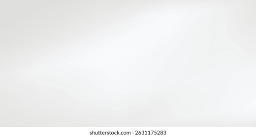 Silver foil background with metal mirror texture. Chrome gradient surface with light gloss simple abstract vector illustration