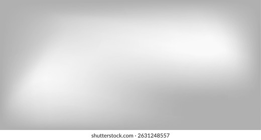 Silver foil background with metal mirror texture. Chrome gradient surface with light gloss simple abstract