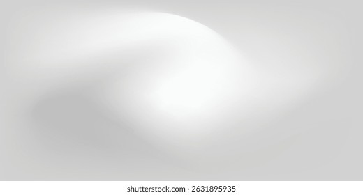 Silver foil background with metal mirror texture. Chrome gradient surface with light gloss simple abstract. Blure Vector modern
