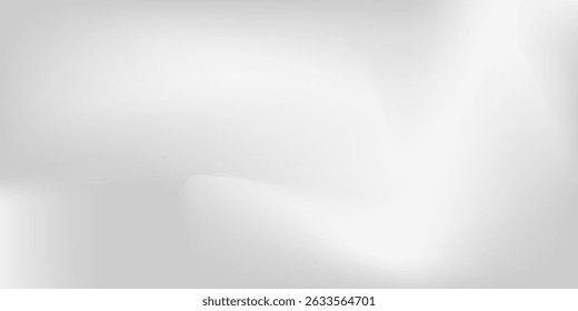 Silver foil background with metal mirror texture. Chrome gradient surface with light gloss simple abstract 