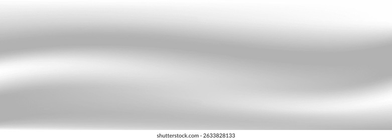 Silver foil background with metal mirror texture. Chrome gradient surface with light gloss simple abstract 
