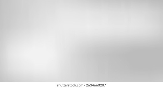 Silver foil background with metal mirror texture. Chrome gradient surface with light gloss simple abstract 