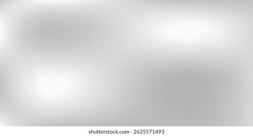 Silver foil background with metal mirror texture. Chrome gradient surface with light gloss simple abstract 