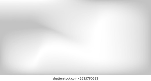 Silver foil background with metal mirror texture. Chrome gradient surface with light gloss simple abstract 