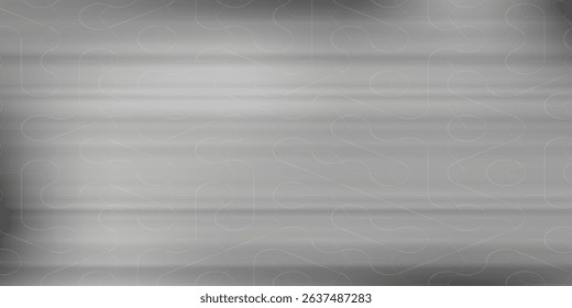 Silver foil background with metal mirror texture. Chrome gradient surface with light gloss. Vector aluminum grey sheet with reflection. EPS 10