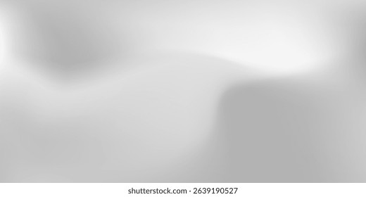 Silver foil background with metal mirror texture. Chrome gradient surface with light like could