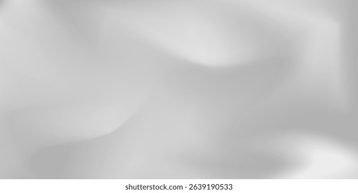 Silver foil background with metal mirror texture. Chrome gradient surface with light like could