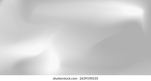 Silver foil background with metal mirror texture. Chrome gradient surface with light like could