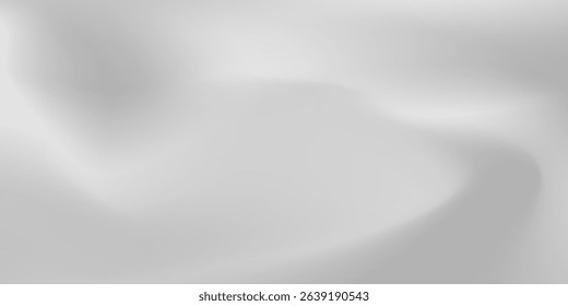 Silver foil background with metal mirror texture. Chrome gradient surface with light like could
