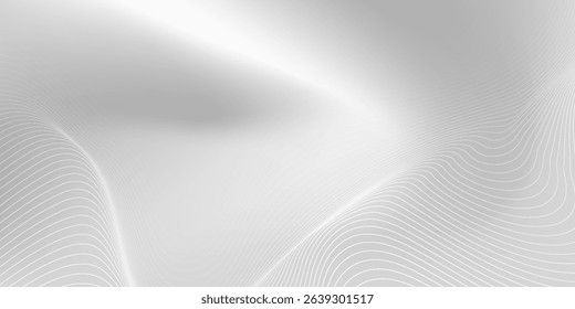 Silver foil background with metal mirror texture. Chrome gradient surface with light gloss simple abstract 