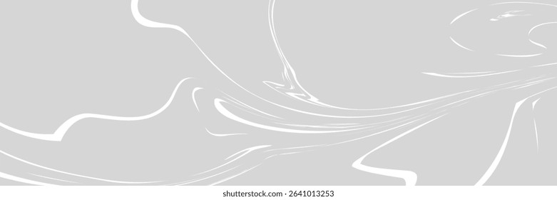Silver foil background with metal mirror texture. Chrome gradient surface with light gloss. Vector aluminum grey sheet with reflection. Platinum and titanium abstract cold bg. eps 10