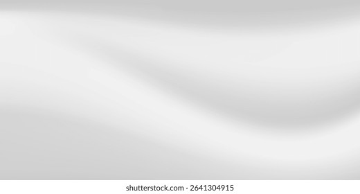 Silver foil background with metal mirror texture. Chrome gradient surface with light gloss simple abstract 