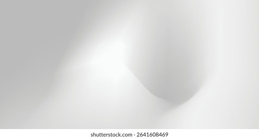 Silver foil background with metal mirror texture. Chrome gradient surface with light gloss simple abstract modern arts