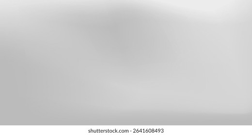 Silver foil background with metal mirror texture. Chrome gradient surface with light gloss simple abstract modern arts