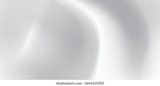 Silver foil background with metal mirror texture. Chrome gradient surface with light gloss simple abstract eps 10 vector illustration