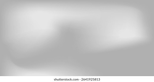 Silver foil background with metal mirror texture. Chrome gradient surface with light gloss simple abstract 