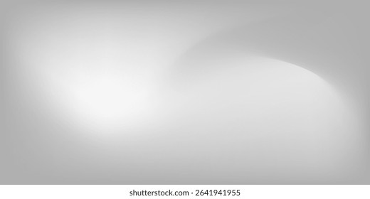 Silver foil background with metal mirror texture. Chrome gradient surface with light gloss simple abstract eps 10