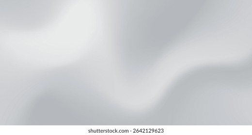 Silver foil background with metal mirror texture. Luxury chrome gradient surface with modern abstract light eps10.