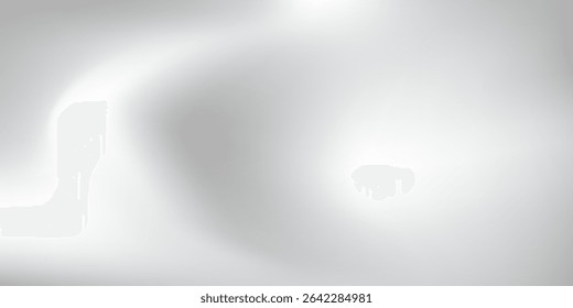 Silver foil background with metal mirror texture. Chrome gradient surface with light gloss simple abstract 