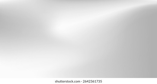Fondo de papel de plata con textura de espejo de metal. Superficie de gradiente cromado con brillo ligero simple abstracto