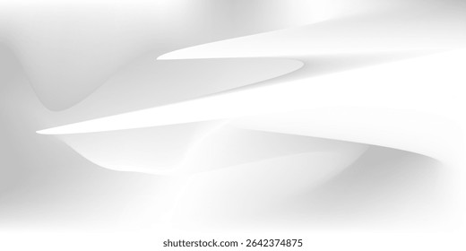 Silver foil background with metal mirror texture. Chrome gradient surface with light gloss. Vector aluminum grey 