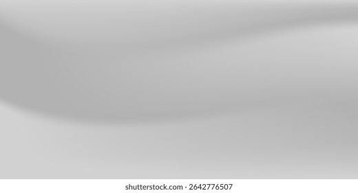 Silver foil background with metal mirror texture. Chrome gradient surface with light gloss simple abstract 