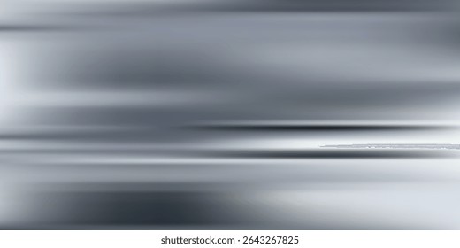 Silver foil background with metal mirror texture. Chrome gradient surface with light gloss simple abstract