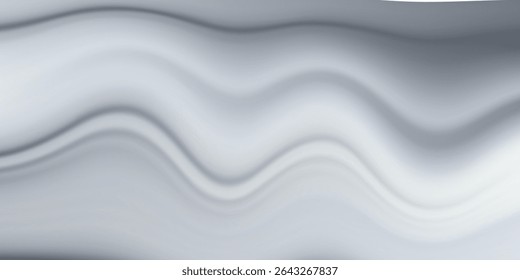 Silver foil background with metal mirror texture. Chrome gradient surface with light gloss simple abstract