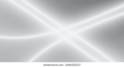 Fondo de papel de plata con textura de espejo de metal. Superficie de gradiente cromado con brillo fino. Chapa de aluminio gris Vector con reflexión. antecedentes Abstractas