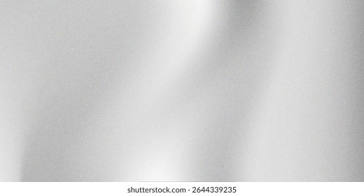 Silver foil background with metal mirror texture. Chrome gradient surface with light gloss simple abstract eps 10.
