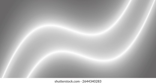 Silver foil background with metal mirror texture. Chrome gradient surface with light gloss. Vector aluminum grey sheet with reflection. modern