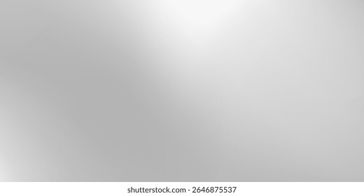 Fundo de folha de prata com textura de espelho de metal. Superfície gradiente de cromo com design lustroso moderno simples