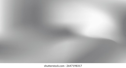 Silver foil background with metal mirror texture. Chrome gradient concept surface with light gloss modern good abstract texture nice